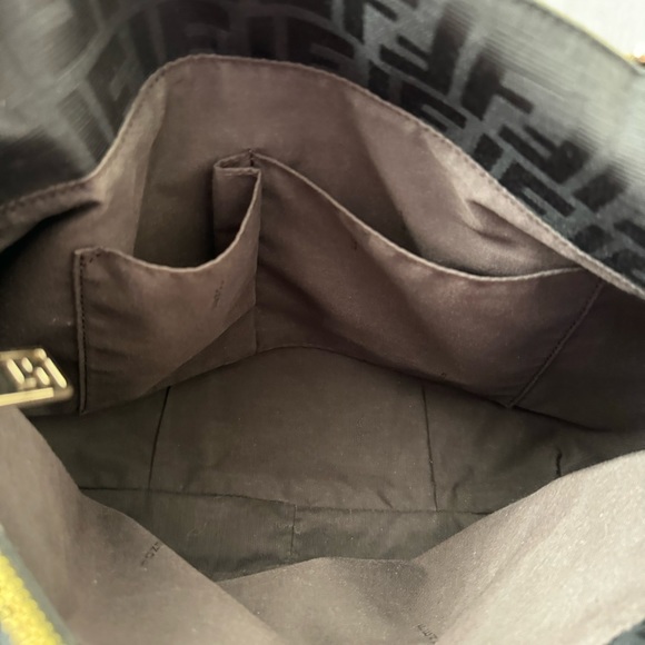 Fendi Black Zucca Canvas Large Mia Tote - Picture 7 of 12